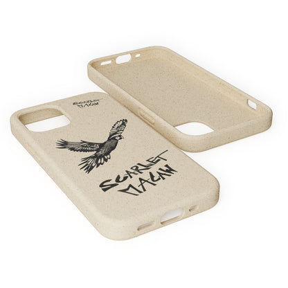 Scarlet Macaw Phone Case – Original Hand-Drawn Costa Rica Wildlife Art for iPhone & Samsung Galaxy