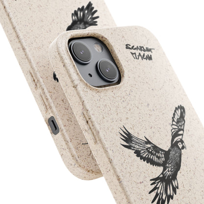 Scarlet Macaw Phone Case – Original Hand-Drawn Costa Rica Wildlife Art for iPhone & Samsung Galaxy