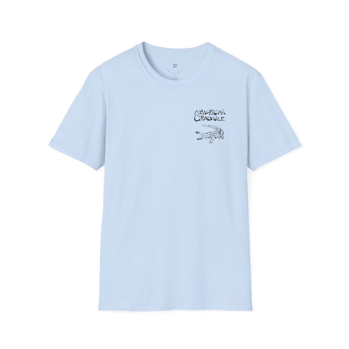 American Crocodile T-Shirt – Hand-Drawn Wildlife Art | Costa Rica