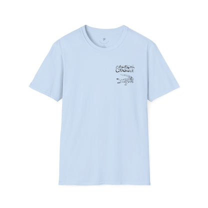 American Crocodile T-Shirt – Hand-Drawn Wildlife Art | Costa Rica