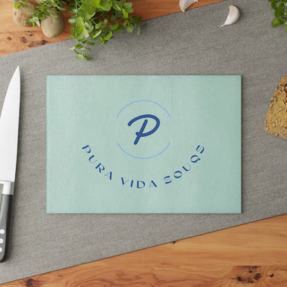 Pura Vida Souqs Glass Cutting Board – Minimalist Kitchen Decor