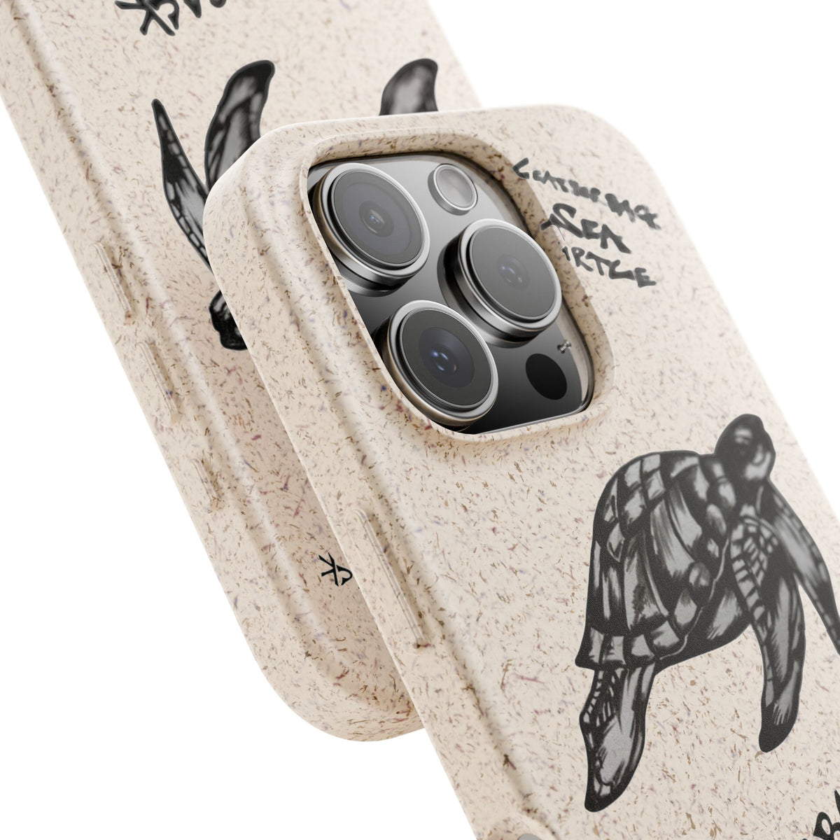 Leatherback Sea Turtle Phone Case – Original Hand-Drawn Costa Rica Wildlife Art for iPhone & Samsung Galaxy