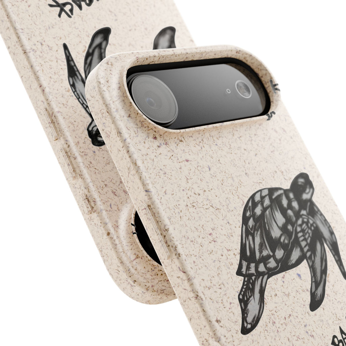 Leatherback Sea Turtle Phone Case – Original Hand-Drawn Costa Rica Wildlife Art for iPhone & Samsung Galaxy
