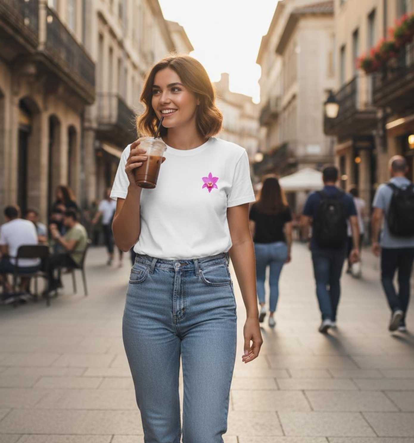 Guaria Morada  | Minimalist Nature T-Shirt 🇨🇷