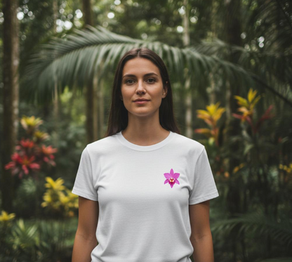 Guaria Morada  | Minimalist Nature T-Shirt 🇨🇷