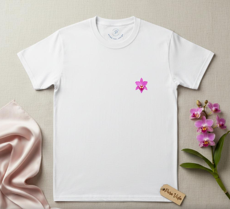 Guaria Morada  | Minimalist Nature T-Shirt 🇨🇷