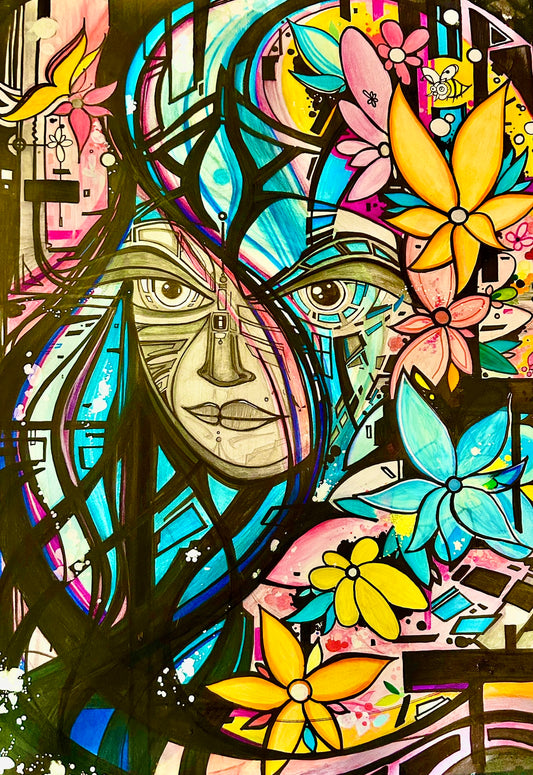 “Flower Mind” – Original Painting (1/1)